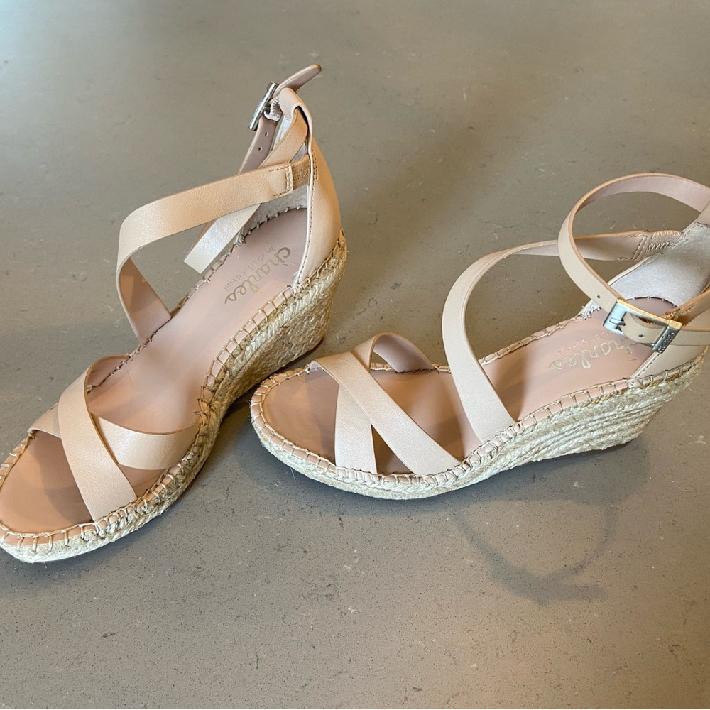 New! Charles, By Charles David Leather Espadrilles - image 4